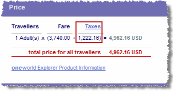 In this second stage of the purchase proces, AA again falsely claims the trip price includes 