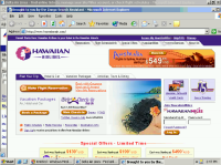 180 covering Delta.com with Hawaiian Airlines web site
