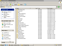 C:\Program Files directory before Grokster installation begins.  Click to enlarge.