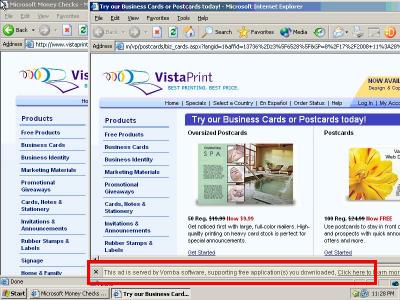 Vomba, Weclub, CX Digital Media Affiliate 13736 Targeting VistaPrint 