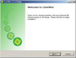 LimeWire installer, showing no license agreement