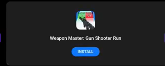 Conclusion of advertisement promoting Weapon Master