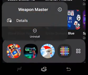 0:39 Weapon Master is indeed installed, albeit available for uninstall