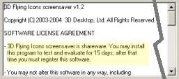 3D license agreeemnt claiming to be "shareware."