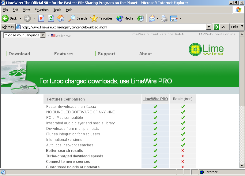 limewire download for mac